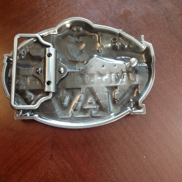 New men's Navy Military American Flag belt buckle - Picture 4 of 4